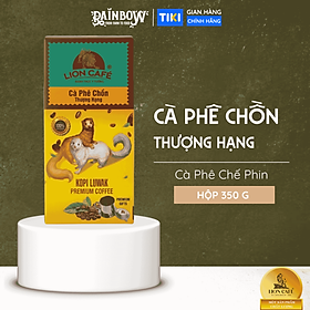 LION CAFE - Cà phê chế phin- Chồn Thượng hạng - Hộp 350g
