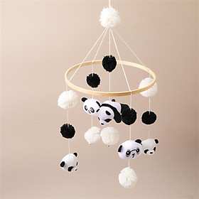 Montessori Musical Crib Mobile Hanging Rattles Toy Bed Bell Toy Activity Toy for Crib Car