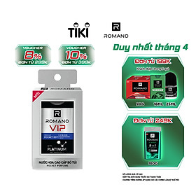 Nước hoa bỏ túi Romano Vip Vision sang trọng cuốn hút 18ml