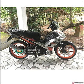 Tem Exciter 13 2010 Bạc đen phối cam