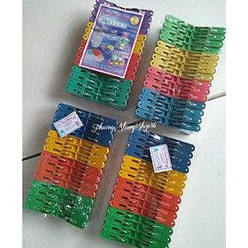 Mua Kẹp nhựa phơi quần áo (vỉ 30 kẹp)