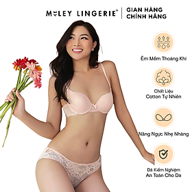 Bộ Áo và Quần Lót Nữ Phối Ren Fetching Dream Màu Hồng Miley Lingerie - BRL002-FCM04