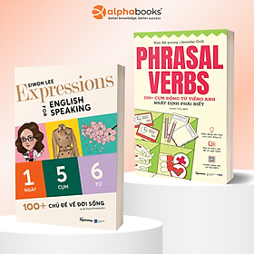 Combo: Expressions For English Speaking - 1 Ngày 5 Cụm 6 Từ + Phrasal Verbs - 250+ Cụm Động Từ Tiếng Anh Nhất Định Phải Biết - Gamma