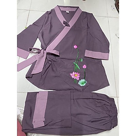Đồ Lam Đi Chùa# Một Nút Nơ Phối # Quần Áo Nữ # Đồ Bộ Nữ