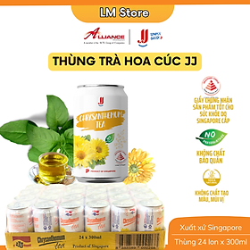 (Chính hãng) Thùng Trà Chanh JJ (24 Lon x 300ml) - Thương hiệu Singapore