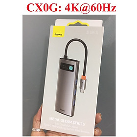 Mua Hub / Bộ chia cổng Type-C đa năng 5 in 1 Baseus Metal Gleam Series CAHUB-CX0G - Hàng chính hãng