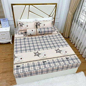 Ga gối cotton trần bông bo chun hàng loại 1- giá rẻ