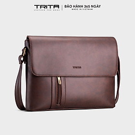 Túi Trita ( Thời trang nam phối ngăn - Túi đeo chéo da RTN5 )