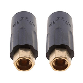 2pcs Copper Adjustable Spray Column Nozzle for 55 58 Pressure Washer 2500PSI