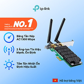 Hình ảnh Bộ Chuyển Đổi Wifi TP-Link Archer T6E Băng Tần Kép PCI Express AC1300 - Hàng Chính Hãng