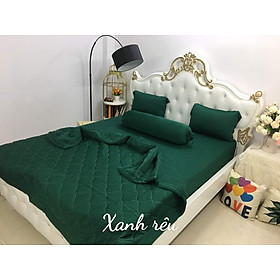 Bộ ga thun lạnh 4 món ga thun hàn quốc Kingroom chuyên drap thun lạnh đủ kích thước ga nệm 1m2, 1m6, 1m8 chưa gồm chăn