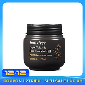 Mặt Nạ Đất Sét Tinh Chất Núi Lửa Innisfree Super Volcanic 2X 100ml