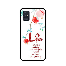 Ốp Lưng Điện Thoại SAMSUNG GALAXY A51 - Mặt Lưng Kính Cường Lực - 7930 LOC01 - Hàng Chính Hãng