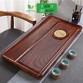 Mua Khay Trà Gỗ Cẩm Lai Họa Tiết Khổng Tước Cao Cấp  Sang Trọng  Đẳng Cấp 70*40*6