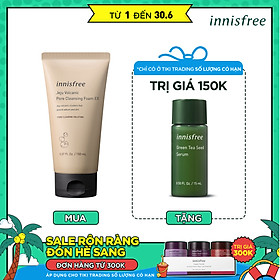 Sữa Rửa Mặt Innisfree Jeju Volcanic Pore Cleansing Foam 150ml