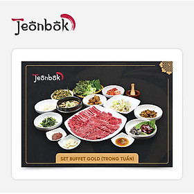 Jeonbok - Set Buffet Gold Các Ngày Trong Tuần