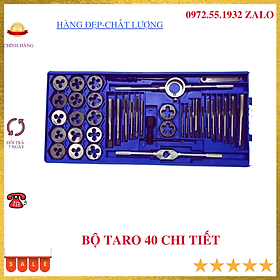 Bộ taro ren 40 chi tiết cả hộp