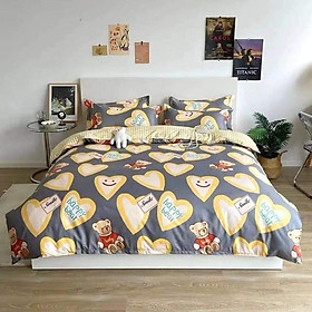 Trọn bộ 4 món cotton poly hàng nhập khẩu nguyên set.Mẫu 62