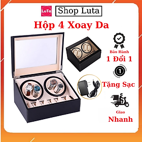 Mua Hộp Đựng Đồng Hồ Cơ Da 4 Xoay 6 Trưng Bày - 31 x 24 x 18cm