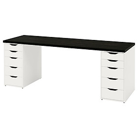Mua DAISY  Bàn làm việc 2 tủ ngăn kéo  1m8 x 60cm DEK_030  180x60x75cm