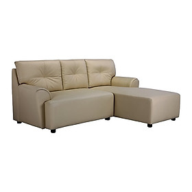 Sofa chữ L góc trái Juno H-Jay 194 x 142 x 84 cm (Kem)