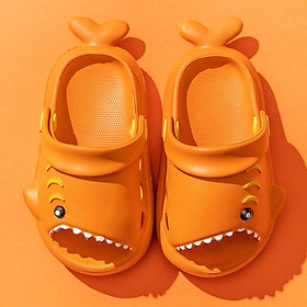 Dép cho bé trai, bé gái từ 1 đến 3 tuổi Baby Shark siêu nhẹ đế chống trơn trượt có quai sau EVA cá mập