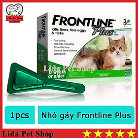 Nhỏ gáy cho mèo tr ị ve rận Frontline Plus diệt bọ chét nấm viêm da