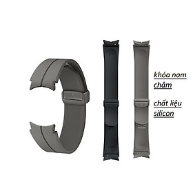 Mua Dây Đeo Silicone Khóa Nam Châm Cho Đồng Hồ Thông Minh Samsung Galaxy Watch 5/watch 5 pro/Watch 4-Size Chốt 20MM