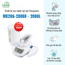 Máy lọc nước tại vòi Nhật Bản Torayvino MK206-2000B - Uống trực tiếp tại vòi - 2000L - Hàng chính hãng