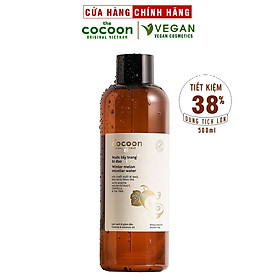 Nước tẩy trang bí đao Cocoon 500ml dành cho da dầu, da mụn thuần chay