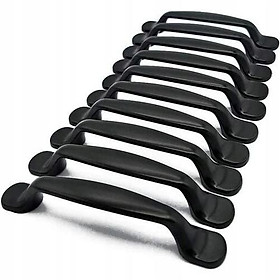 10x164mm Màu Đen Cửa Tủ Bếp Kéo Tủ Ngăn Kéo Đồ Nội Thất Phòng Ngủ Tay Cầm Kéo