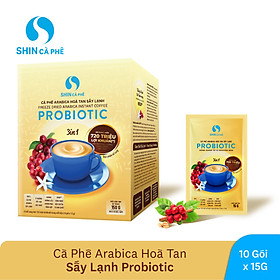 SHIN Cà Phê - Cà Phê Hòa tan sấy lạnh Probiotic 3 in 1