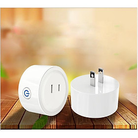 Phích cắm điện thông minh ĐKTX qua wifi siêu nhanh, chính xác cao cấp C1818 (Tặng kèm 2 móc treo đồ dán tường- giao màu ngẫu nhiên)