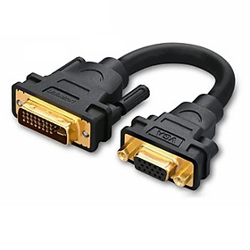 Mua Cáp chuyển DVI 24+5 dương sang VGA âm dài 15cm màu đen UGREEN GK30499 Hàng chính hãng