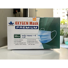 Khẩu trang y tế 4 lớp Sen Việt_Oxygen Mask - Hộp 50 Cái