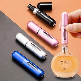 COMBO 2 Lọ chiết dung dịch nước hoa mini xịt phun sương tiện lợi Lọ chiết nước hoa du lịch 5ml (Giao màu ngẫu nhiên) - PHỤ KIỆN DU LỊCH KHÁC