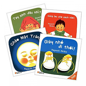 [Download Sách] Combo Ehon Nhật Bản 4 cuốn (Tay xinh/ Giày nhỏ/ Chào mặt trăng/ Cùng lau)Tái bản 2019+ tặng kèm 1 vỉ nơ hình xinh ngẫu nhiên