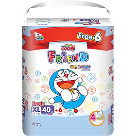 Tã Quần Goon Friend Doremon Gói Cực Đại XL40 (40 Miếng) + Tặng Thêm 6 Miếng Tiết Kiệm Hơn