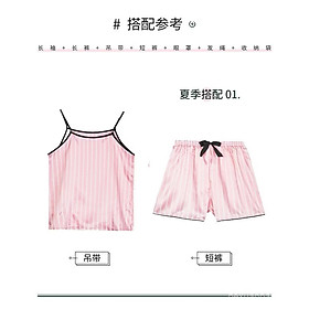 Bộ Đồ Ngủ Lụa BN72 Combo 5 Món Như Ảnh Xinh Xắn