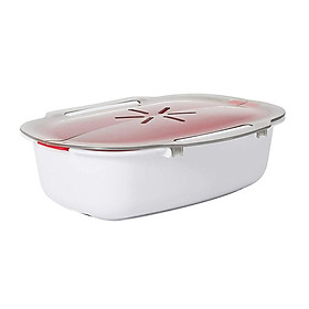 Microwave Cookware Steamer Cooker Food Container Steamer Portable