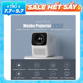 Máy chiếu Xiaomi Youpin Wanbo T2 1080P 150ANSI LCD 40-120 inch