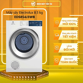 Máy sấy Electrolux 8.5 kg EDS854J3WB - Hàng chính hãng - Giao HCM và 1 số tỉnh thành