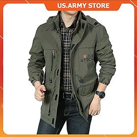 Aó khoác gió nam US ARMY đặc biệt Chống Gió, Chống nắng form chuẩn hàng đẹp