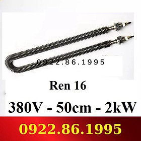 380V - 50cm Thanh nhiệt U sấy điện trở sấy khô không khí gia nhiệt cánh tản đốt nóng hàng nhập0