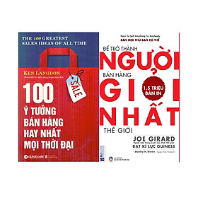 [Download Sách] Bộ Sách Bí Quyết Trở Thành Người Bán Hàng Hay Nhất Mọi Thời Đại ( 100 Ý Tưởng Bán Hàng Hay Nhất Mọi Thời Đại + Để Trở Thành Người Bán Hàng Giỏi Nhất Thế Giới ) (Tặng Tickbook đặc biệt)