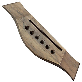 Rosewood Saddle Thru Guitar Bridge for Acoustic Classical Guitar