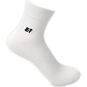 Vớ nam cổ trung Cotton M201 màu Trắng