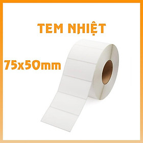 Mua Decal nhiệt in tem  in mã đơn vận GHTK (Giao hàng tiết kiệm) khổ 75x50mm gần 600 tem