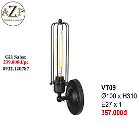 AZP - ĐÈN ỐP VÁCH / ĐÈN TRANG TRÍ / ĐÈN TREO TƯỜNG PHÒNG KHÁCH, PHÒNG NGỦ, NHÀ HÀNG, KHÁCH SẠN AZP-VT09 phong cách đương đại, hàng nhập khẩu AZP