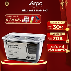 Mua Hộp Nhựa Đựng Thực Phẩm Tủ Lạnh SHIMOYAMA Trong Suốt  Có 2 Lỗ Thoáng Khí  2 Ngăn Đựng Trong Hộp  2 Loại Dung Tích 1.7 Lít Và 4.5 Lít